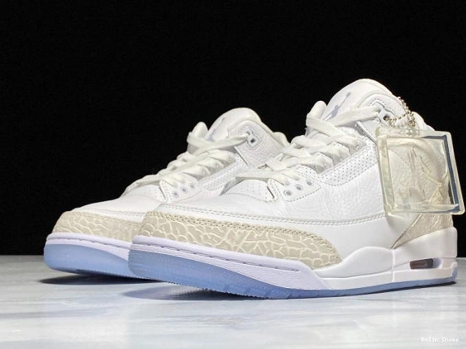 Bmlin 136064-111 3 Air Triple Retro White Jordan 0723
